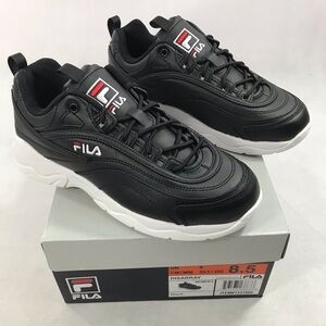 FILA Black Disarray Sneaker Women’s 8.5 NWT